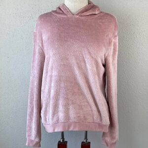 Pre-Owed Cold Crush Womens Pink Fleece/Teddy Hoodie Size S